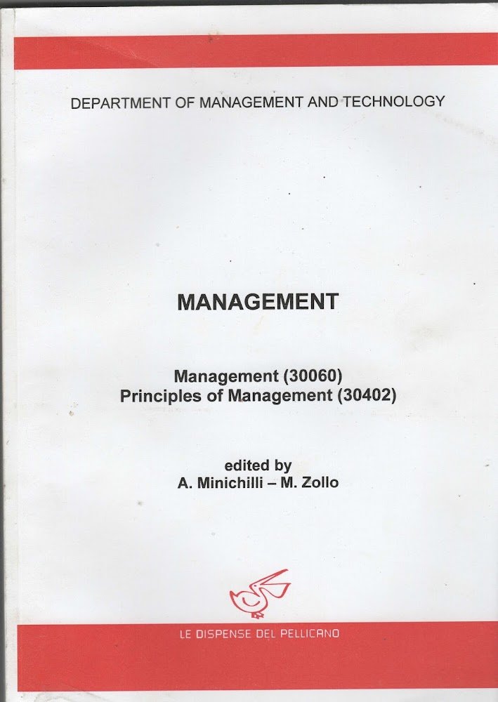 MANAGEMENT PRINCIPLES OF MANAGEMENT