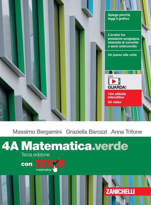Matematica.verde. Con Tutor. Per le Scuole superiori. Con e-book. Con … | Immagine principale