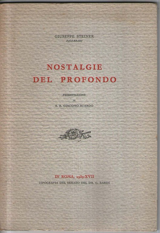 nostalgie del profondo