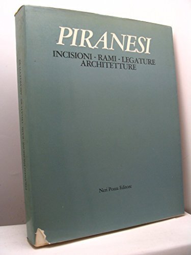 Piranesi - incisioni - rami - legature - architetture | Immagine principale