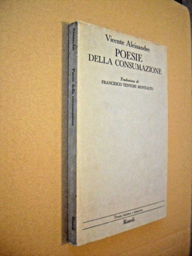 POESIE DELLA CONSUMAZIONE