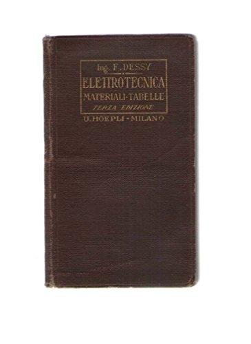 Principii Di Elettrotecnica. Materiali - Tabelle