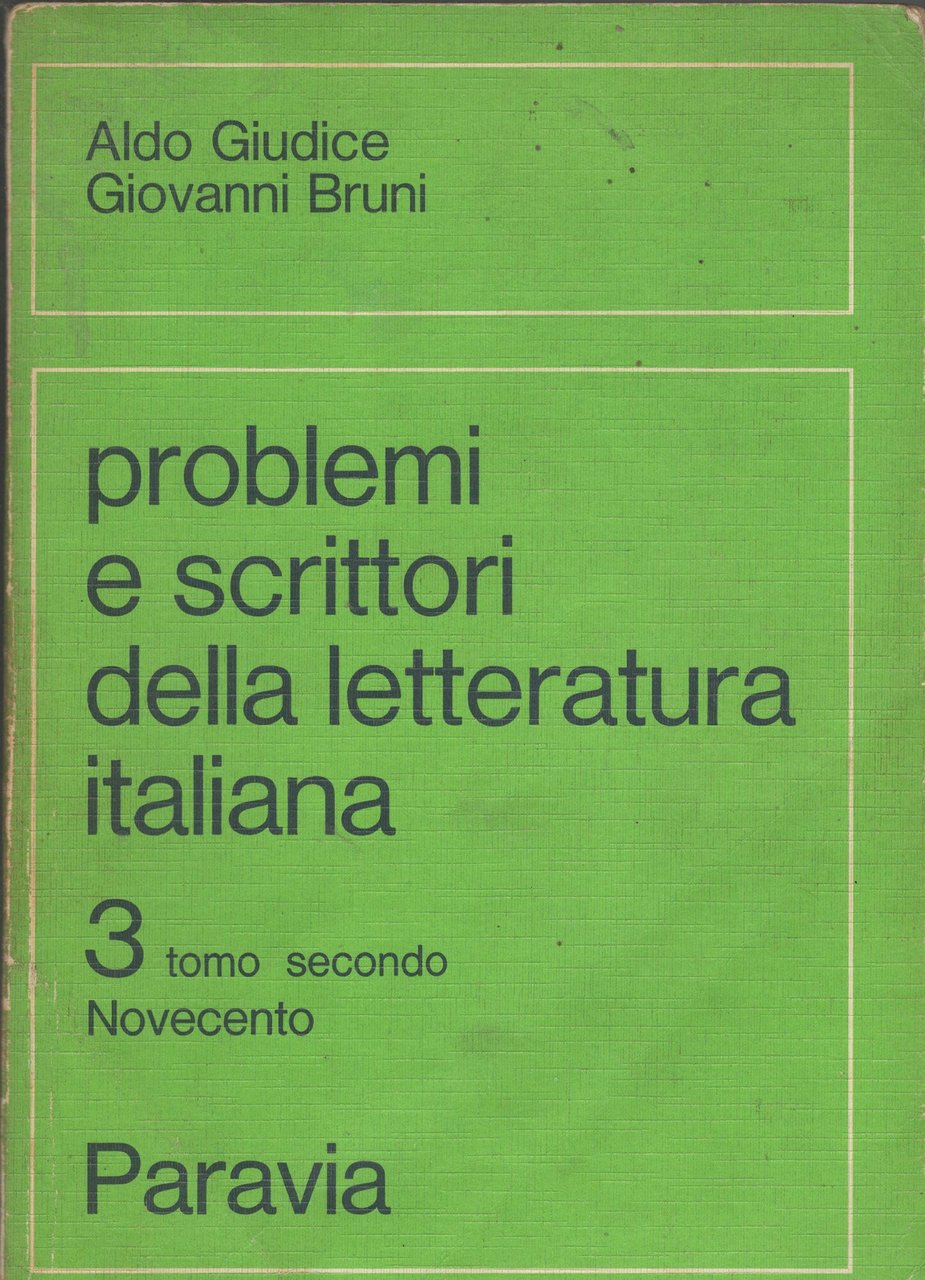 PROBLEMI E SCRITTORI 3.2 | Immagine principale