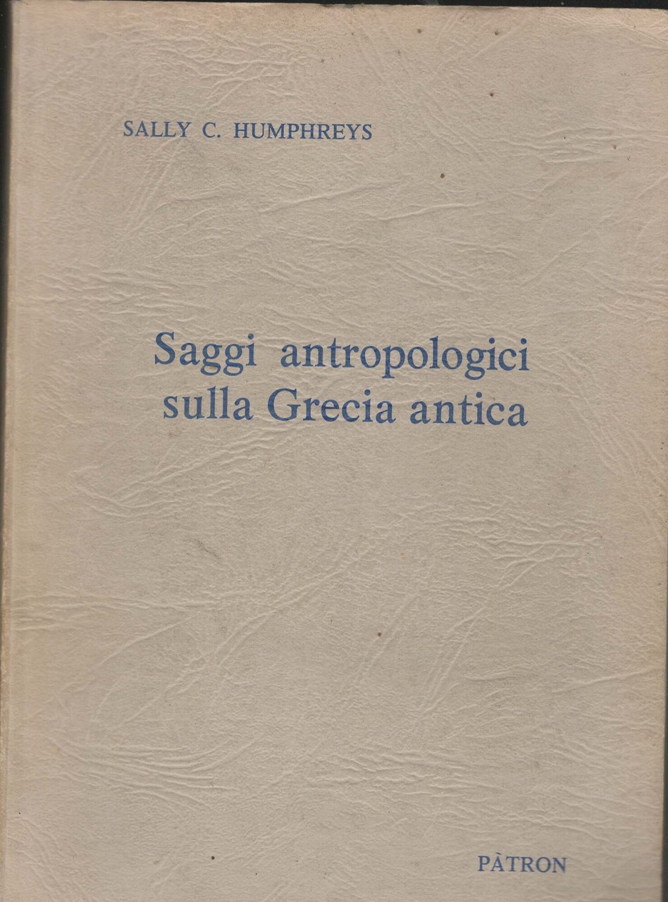 SAGGI ANTROPOLOGICI