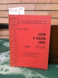 Sistemi di equazioni lineari : esercizi