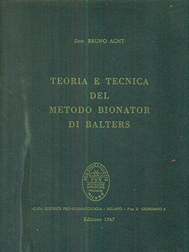 Teoria e tecnica del metodo Bionator di Balters | Immagine principale