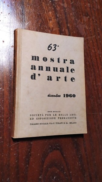 63^ Mostra annuale d'arte