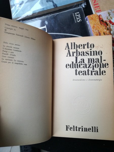 La maleducazione teatrale. Strutturalismo e drammaturgia