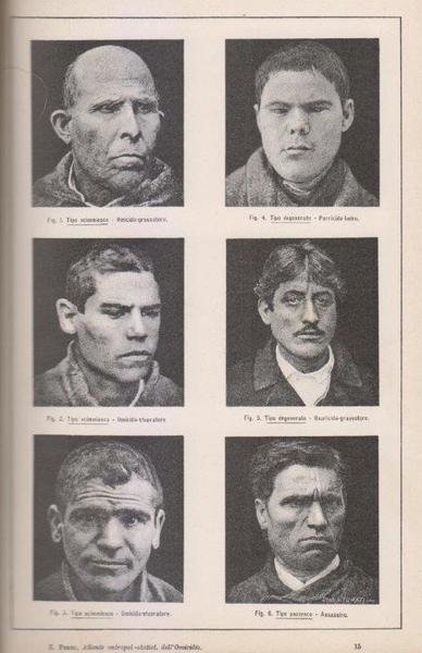 L'omicidio nell'antropologia generale (omicida nato e omicida pazzo). Atlante antropologico-statistico …