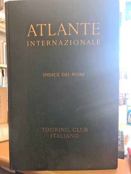 Atlante internazionale Touring Club Italiano 2 volumi