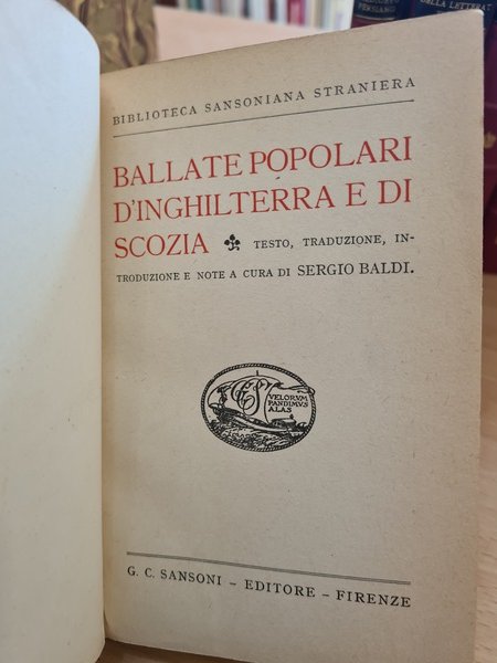 Ballate popolari d'Inghilterra e di Scozia