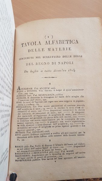 Bollettino delle leggi del Regno di Napoli secondo semestre da …