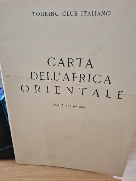 Carta dell'Africa orientale scala 1: 3.500.000 - 1935 XIII E.F.