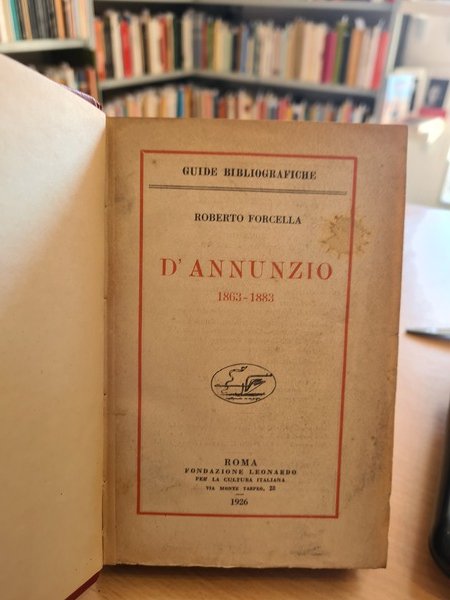 D'Annunzio 1863-1883