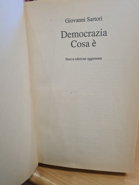 Democrazia cosa e'