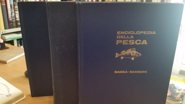 enciclopedia della pesca in italia 3 voll