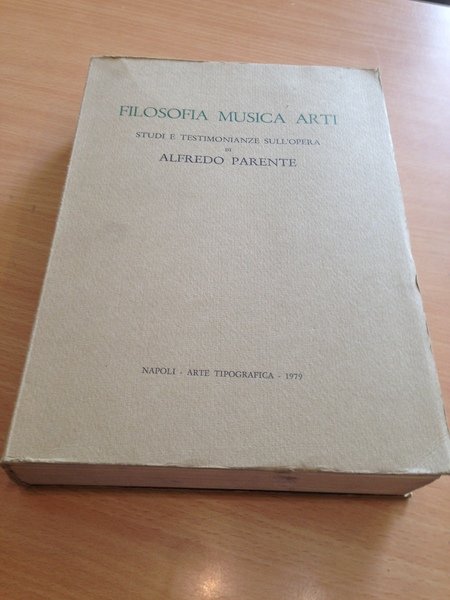 filosofia musica arti