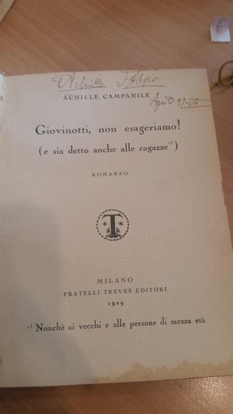 giovinotti, non esageriamo