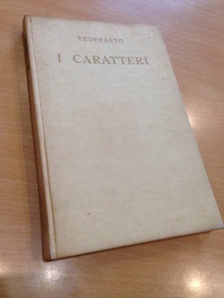 i caratteri