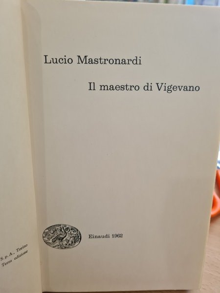 Il maestro di Vigevano