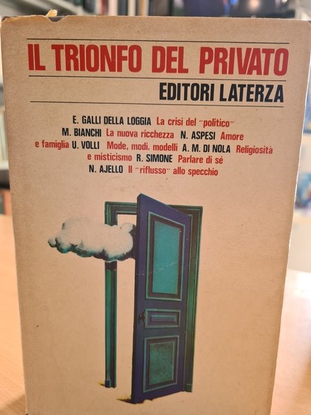 Il trionfo del privato