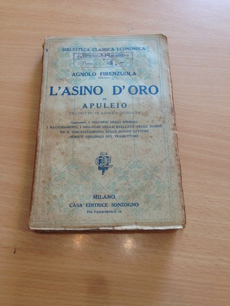 l'asino d'oro di apuleio