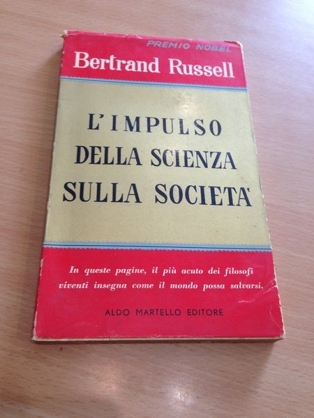 l'impulso della scienza sulla societa'