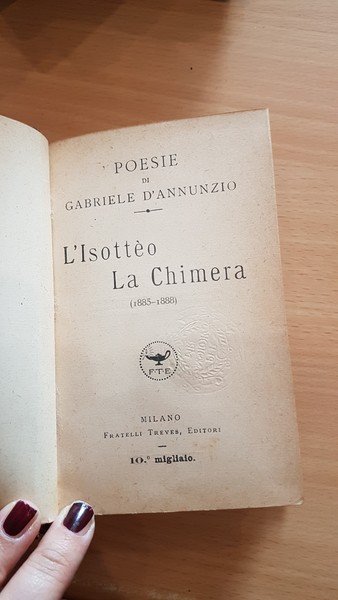 L'isotteo- La chimera 1885-1888