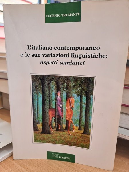 L'italiano contemporaneo e le sue variazioni linguistiche: aspetti semiotici. Corso …