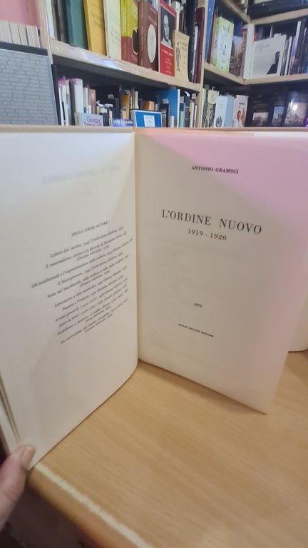 L'ORDINE NUOVO 1919 -1920 - SOCIALISMO E FASCISMO - ANTONIO …