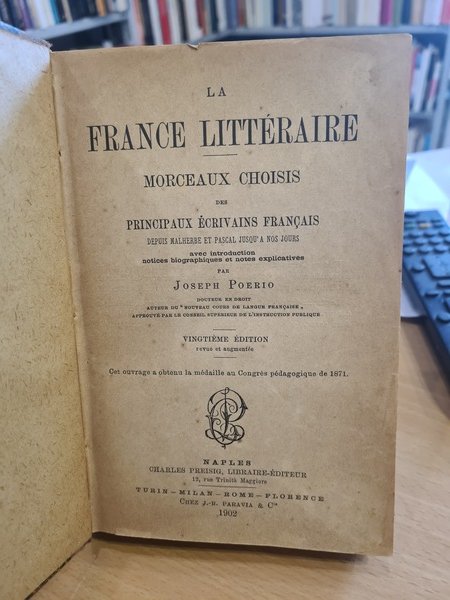 La France litteraire