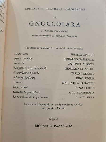 La Gnoccolara - Libretto di presentazione edito per l'inaugurazione del …