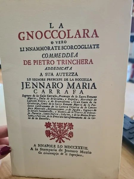 La Gnoccolara - Libretto di presentazione edito per l'inaugurazione del …