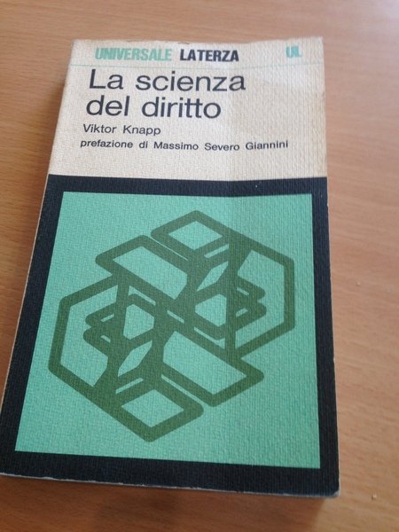 la scienza del diritto