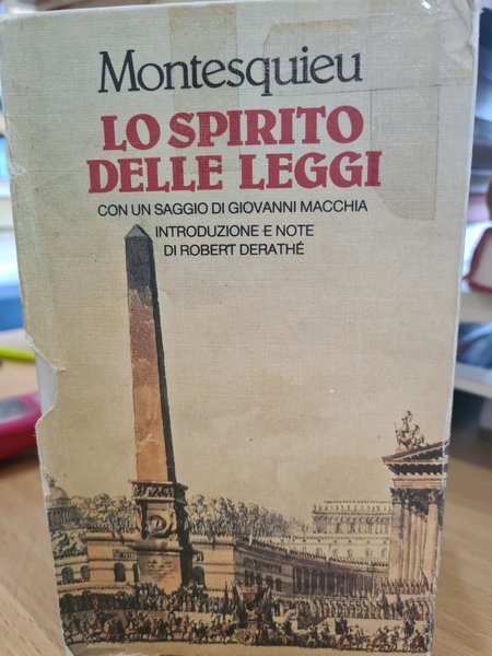 Lo spirito delle leggi