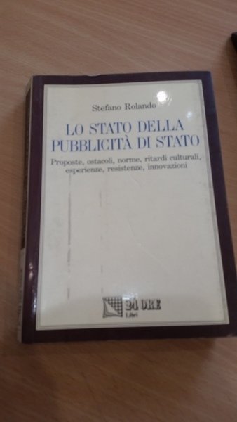 lo stato della pubblicita' di stato