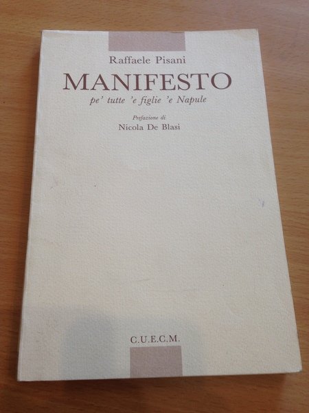 manifesto pe' tutte e figlie e napule