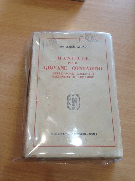 manuale per il giovane contadino delle zone collinari piemontesi e …