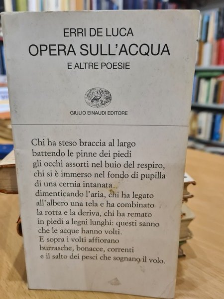 Opera sull'acqua (poesie)