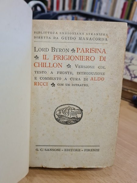 Parisina- Il prigioniero di Chillon