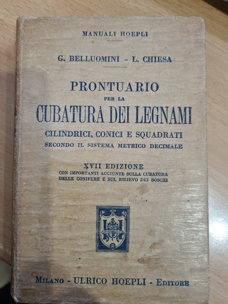 Prontuario per la cubatura dei legnami