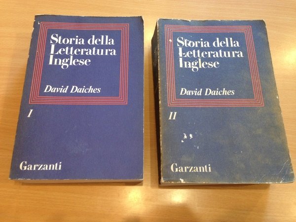 storia della letteratura inglese 2 voll.