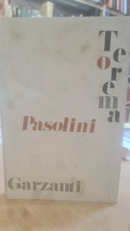 TEOREMA - PASOLINI - GARZANTI 1968