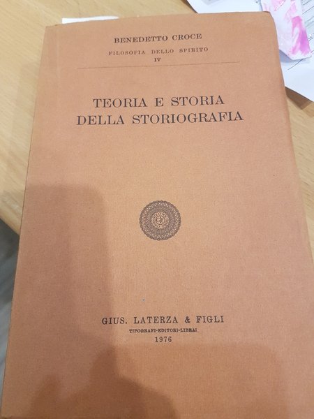 Teoria e storia della storiografia