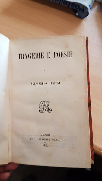 Tragedie e poesie