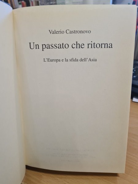 Un passato che ritorna, L'Europa e la sfida dell'Asia