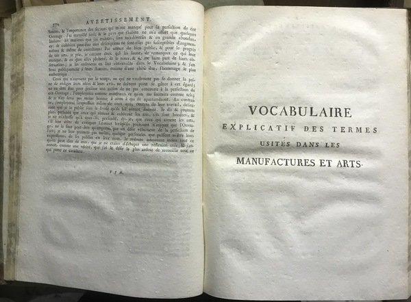 Encyclopédie méthodique. Manufactures, Arts et Métiers