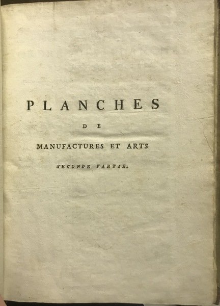 Encyclopédie méthodique. Manufactures, Arts et Métiers