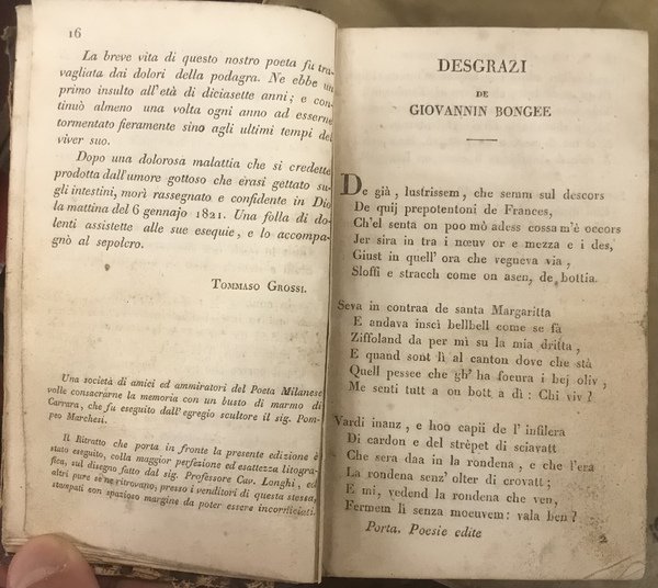 POESIE EDITE IN DIALETTO MILANESE