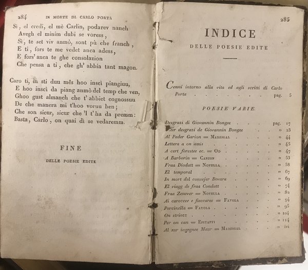 POESIE EDITE IN DIALETTO MILANESE